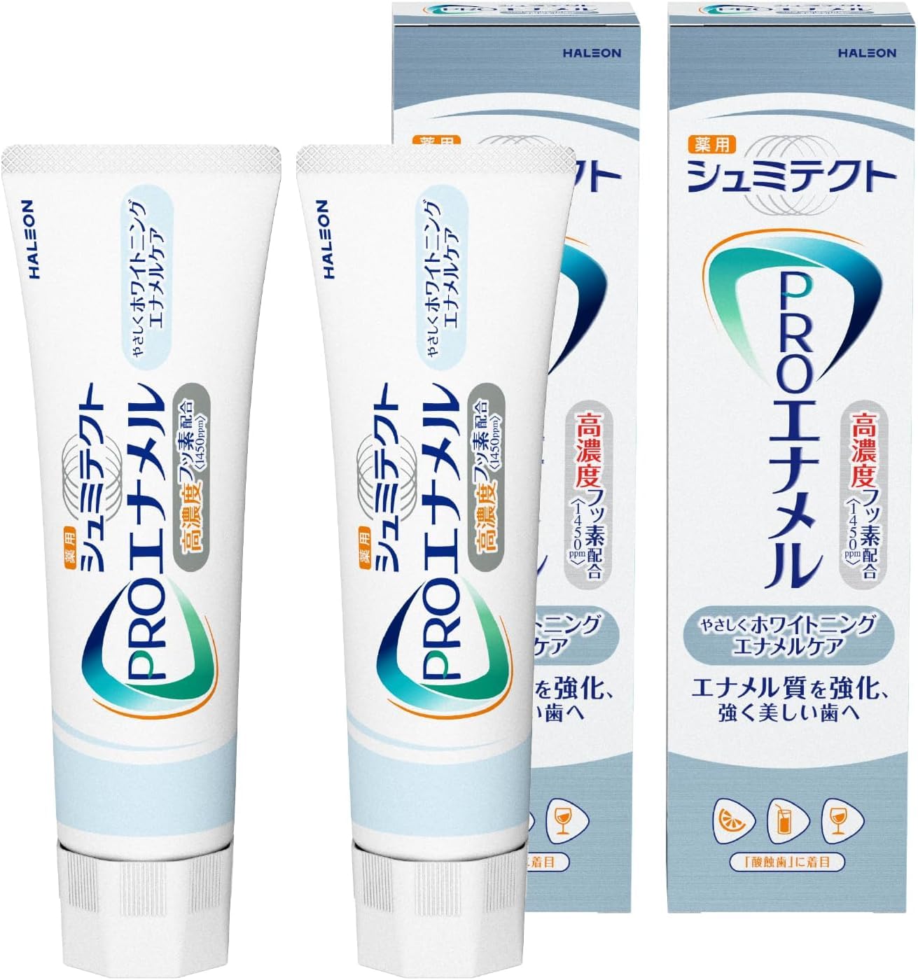 

[Amazon.co.jp exclusive] [Bulk purchase of 2] Shumitect PRO Enamel, gentle whitening, enamel care, 90g x 2