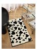 Non-Slip Water-Absorbent Flocked Bathroom Mat & Foot Pad for Entrance