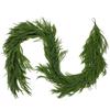 22" Realistic Christmas Norfolk Pine Wreath with Soft Touch Pine Needles and Cypress Vine