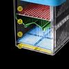 Acrylic Fish Breeding Box for Hatchery and Isolation for Aquariums Breeding Box Double Layer