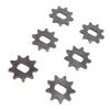 6PCS 420 9T Front Sprockets Steel 12x17mm Inner Diameter Motor Front Sprocket for 420 Chains