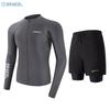 Mens Long Sleeve UV Protection Rash Guard Set Full Body Sunproof Quick Dry Snorkeling Diving Surfing Wetsuit