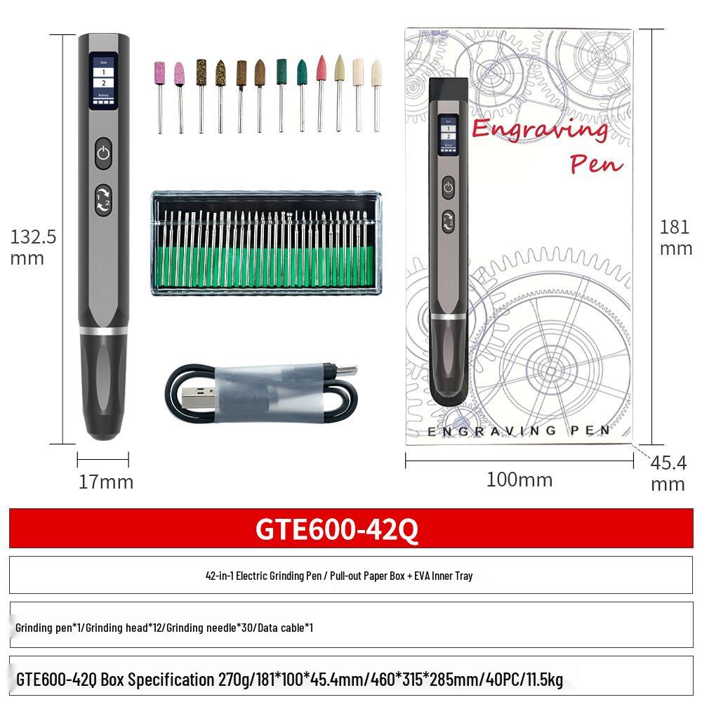 Mini Electric Grinding Pen for Nail & Jade Carving and Polishing