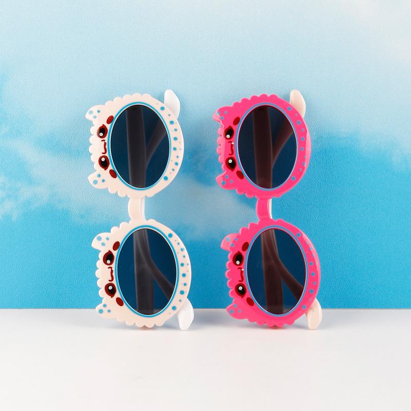 Children's sunshade UV protection sunglasses boys and girls baby cute cartoon piggy sunglasses trend