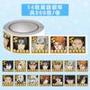 New 500pcs/roll Narutos Kawaii Stickers Luggage Graffiti Toy Decals Decoration Sticker Gift Closure Sticker