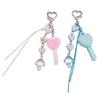 Eye Catching Mushroom Keyring Pendant Phone Charm Multifunctional Keychain Charm