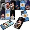 Argentina Flag Football Number 10 Champion for Samsung Galaxy A36 A17 A26 A07 A35 A54 A53 A13 A33 A34 S20 S21 FE S10 Plus Case