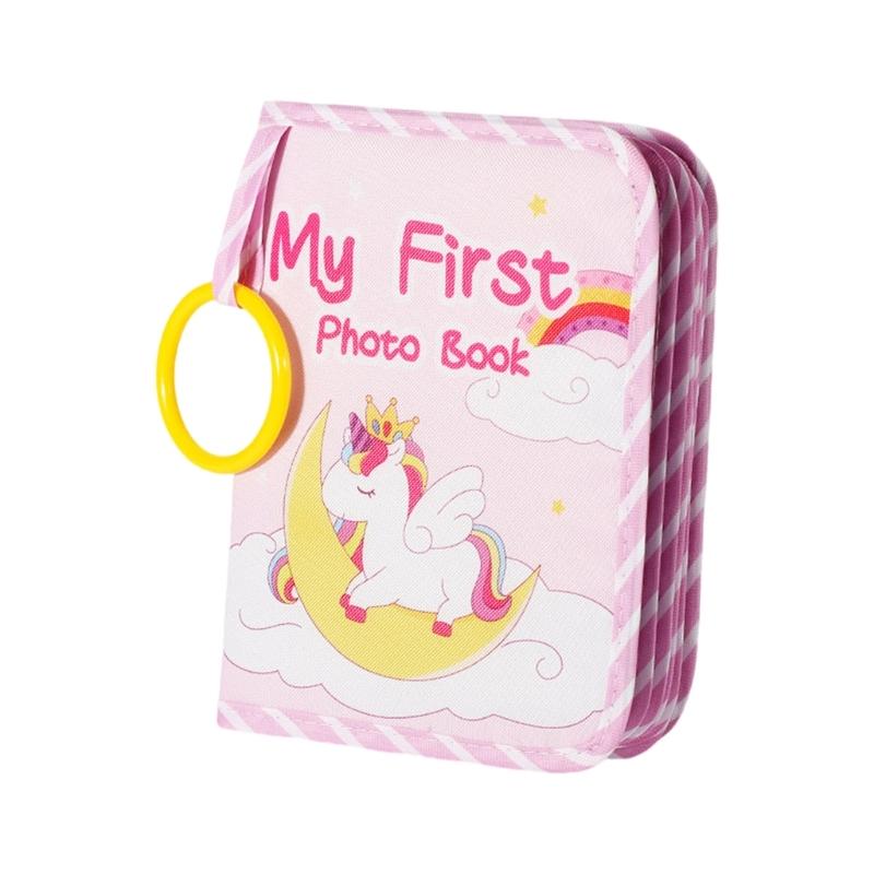 Lovely Baby Picture Book Cloth Photo Album for Toddler Creative Parent-child Interactive Toy Capturing Unique Moment