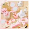 6/8/10/12/14/16Sets Spa Party Supplies for Girls Birthday Party DIY Kids Birthday Party Supplies Favors Sleepover Pyjama Party