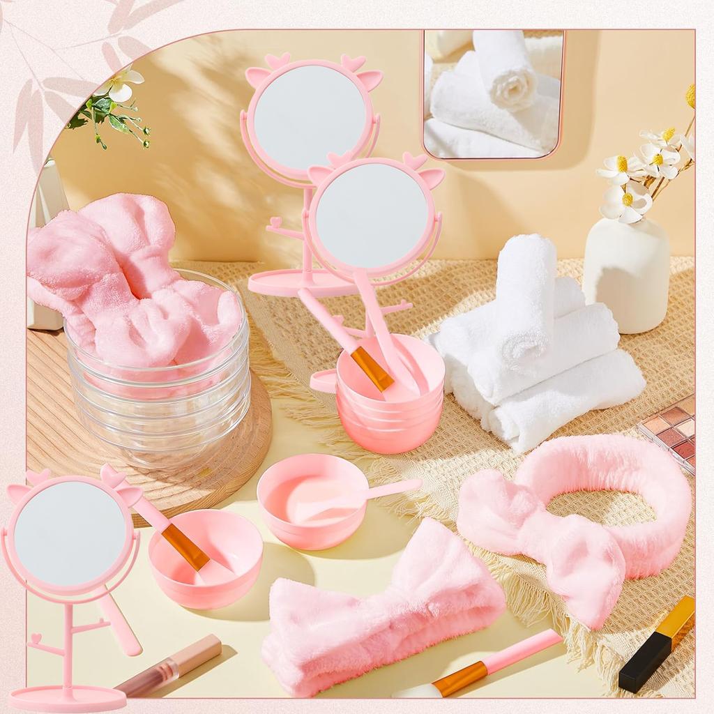 6/8/10/12/14/16Sets Spa Party Supplies for Girls Birthday Party DIY Kids Birthday Party Supplies Favors Sleepover Pyjama Party