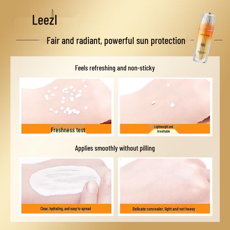Leezi 5565 Whitening Sunscreen (Small Golden Bottle) 30g