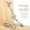 Lid Lift Up Stay Buffer Damper Folding Hinges Lid Stays with Soft Close Adjustable Stop in Any Position for Wardrobe Cabinet