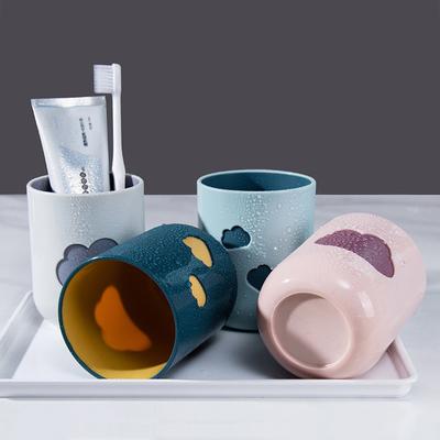 Cloud Gargle Cup Lovers Tandborstekopp Hushållsvattenkopp Tvättkopp