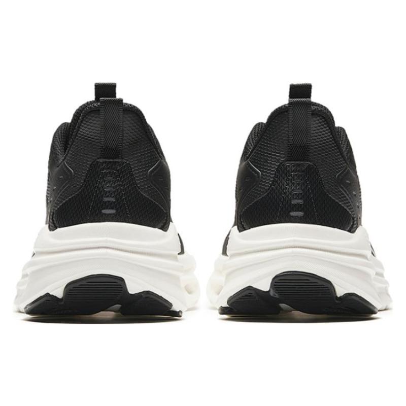 Anta Energie-Ring Wasserabweisende Dämpfung Abriebfeste Niedrige Laufschuhe Damen Schwarze Sneaker