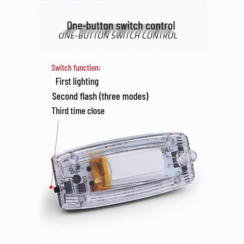 LED Waterproof Shoulder Clip Flashlight with Strobe Function for Property and Sanitation Management.