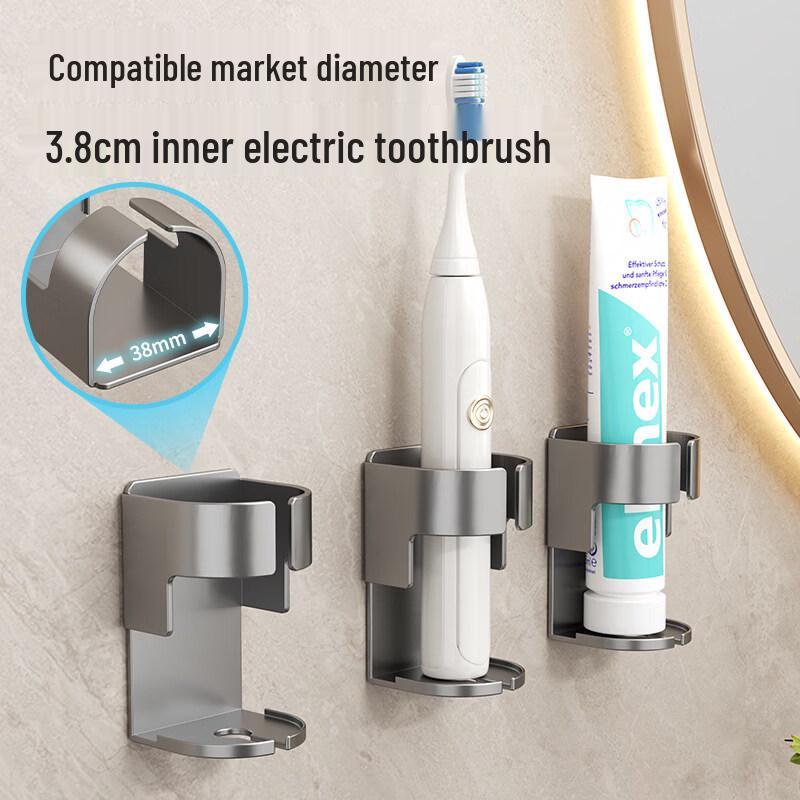 LIEI No-Drill Electric Toothbrush Holder