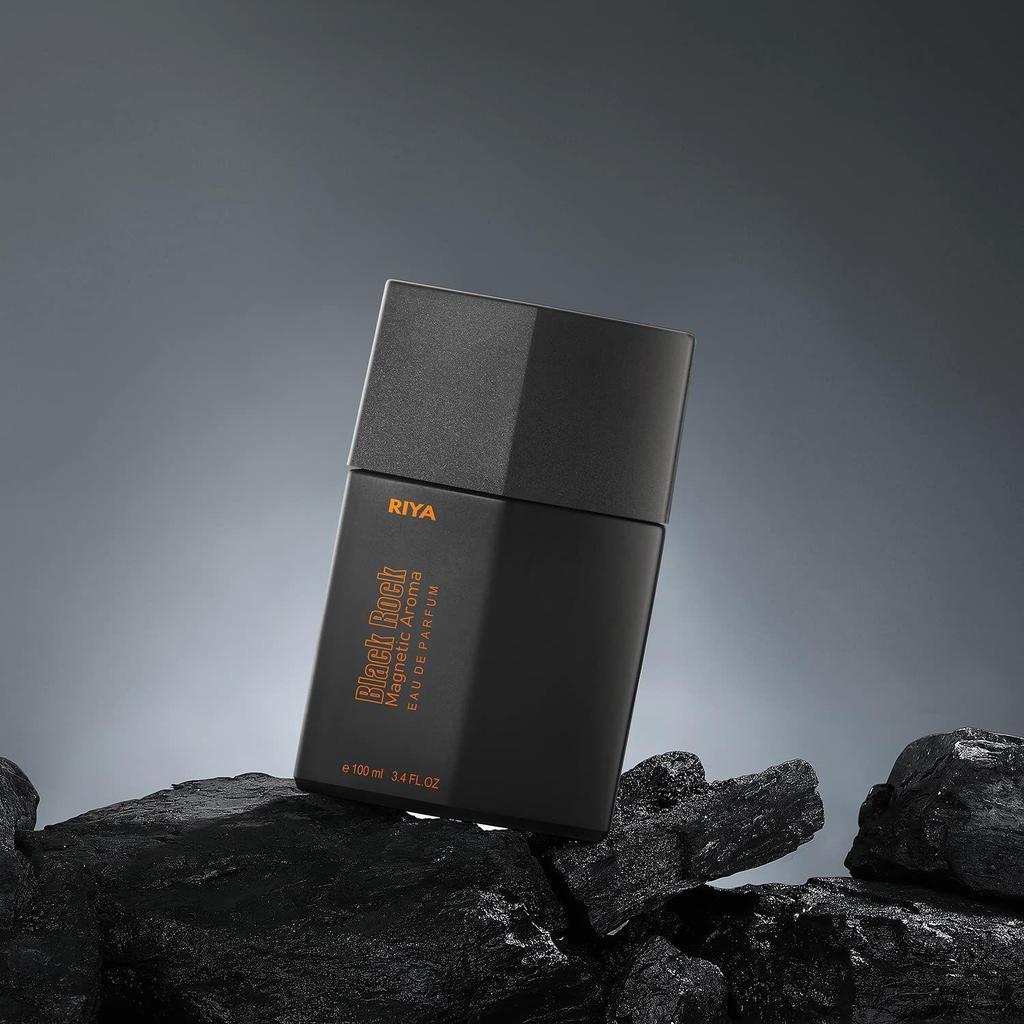 RIYA BLACK ROCK MAGNETISCHES AROMA | 100 ml Parfüm für Männer |