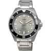 Casio Standard Analog Sports Watch 20 ATM Water Resistant Gray Dial Metal Band Men's Model