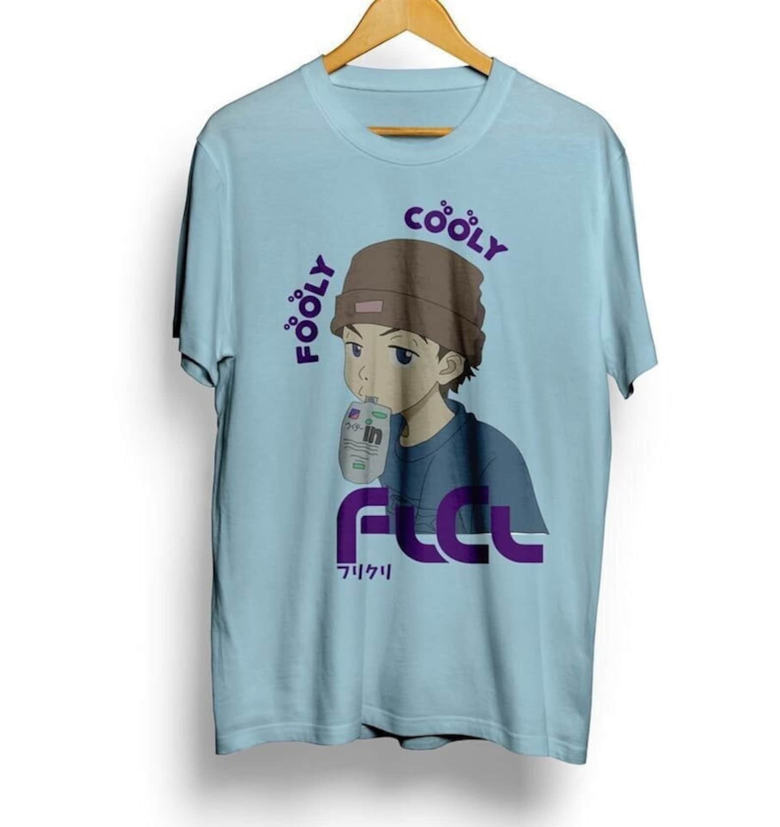 Unisex, Haruko Haruhara Shirt -flcl shirt,flcl T-Shirt,flcl T-Shirt,fooly cooly shirt,anime shirt,anime clothing,haruko shirt,flcl haruko L