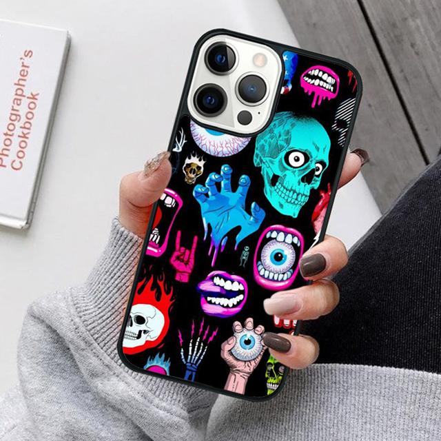 Halloween Horror Mobile Phone Cases Cover For iPhone 17 Air 16e 15 14 12 13 11 Pro MAX apple Plus Coque