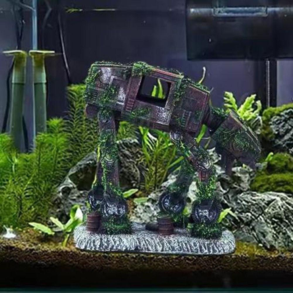 Micro-landscape Robot Dog Aquarium Tank High Imitation Machine Dog Ornament  for Aquarium Decor