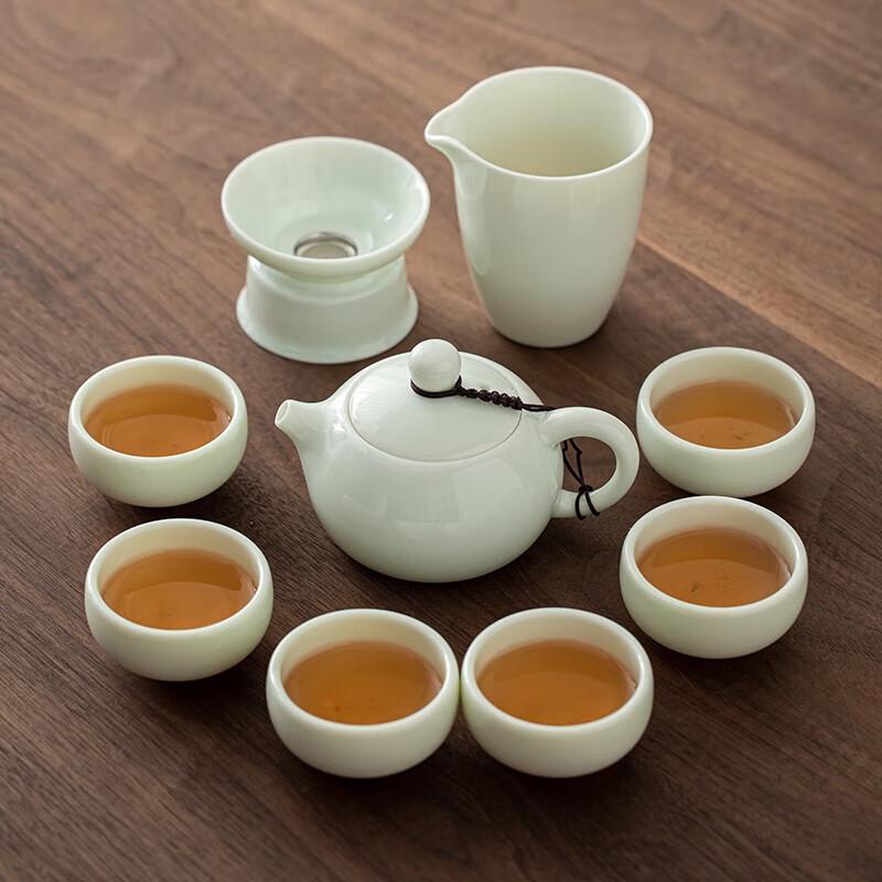 Sui's Jadeite Ceramic Kung Fu Tea Set