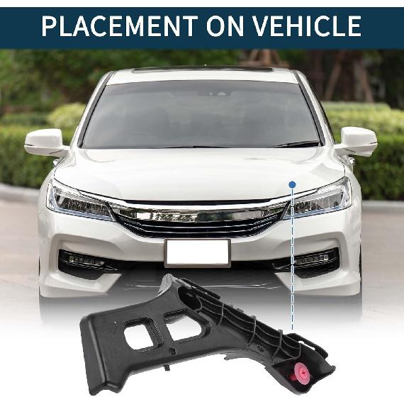 Bumper Support Bracket for Lexus CT200h 2011-2017 Durable No.5211676011 | Left Side Front Bumper Retainer Bracket Hold Mount Black 1 Pc