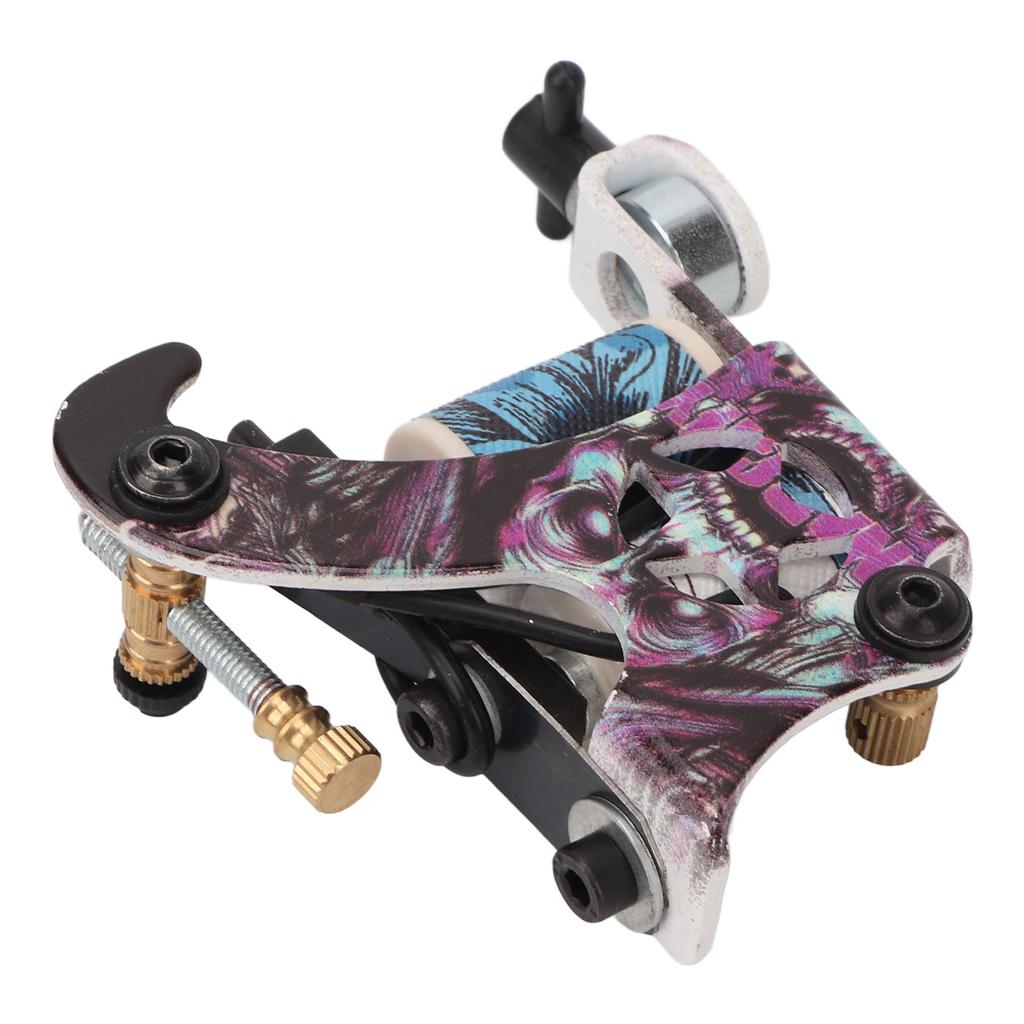Multicolor Coil Tattoo Machine Professional Salon Alloy 10 Wraps Coil Liner Shader Tattoo Machine