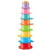 SHEFEITE Educational Stacking Toys Set 8 Pieces Interactive Baby Blocks ABS Plastic Multicolor for 3 Months+