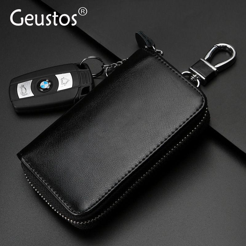 Large Capacity Zipper Key Pouch - Unisex, Waist Hanging, Multifunctional Key Holder with Buckle