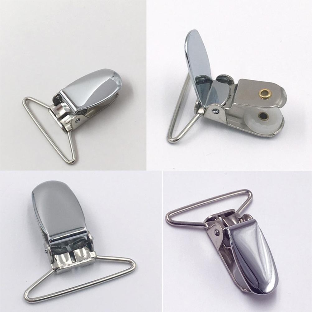 2Pcs Winter Mitten Clips Elastic Stainless Steel Gloves Clips for Kids Adults Fixing Gloves Coat