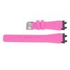 Smart Watch Band for Men Women Metal Silicone Solid Color Elastic Soft Smartwatch Replacement Strap