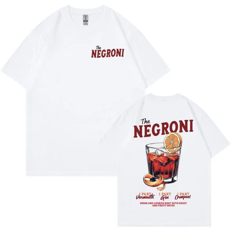 Negroni Unisex T-Shirt Fun Cocktail Themed Gift Meme T-Shirt Men'S Summer Pop