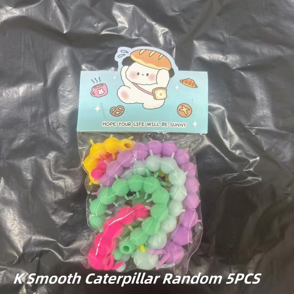 6 Pièces Jouets Fidget Vers à Tirer Licorne Drôle Ficelle Extensible Corde TPR Jouets Anti-Stress Ficelle Soulagement du Stress Jouet d'Évacuation Autisme