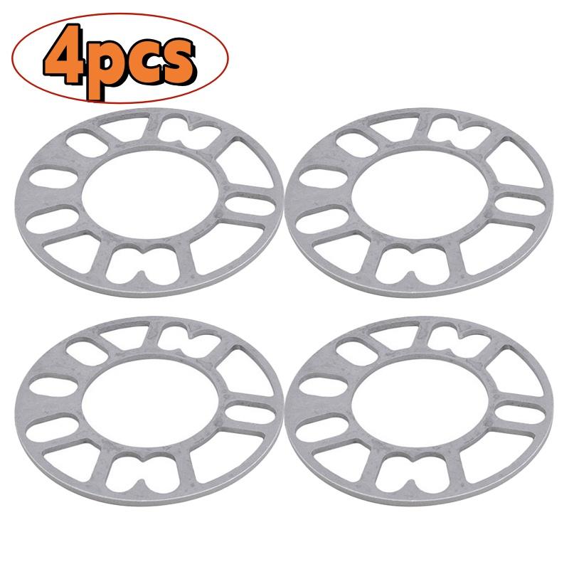 2/4pcs Universal Car Wheel Tire Spacer Adaptor Shims Plate 3mm 5mm 6mm 8mm 10mm For 4x100 4x114.3 5x100 5x108 5x114.3 5x120