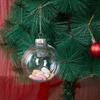 DIY Christmas Fillable Transparent Acrylic Ball For Christmas Tree Wedding Party