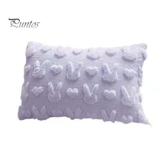 

Наволочка для подушки с изображением кролика, плюшевая наволочка для подушки с изображением пасхального кролика, стираемая в стиральной машине, наволочка для дивана, кровати, домашнего декора Rectangle