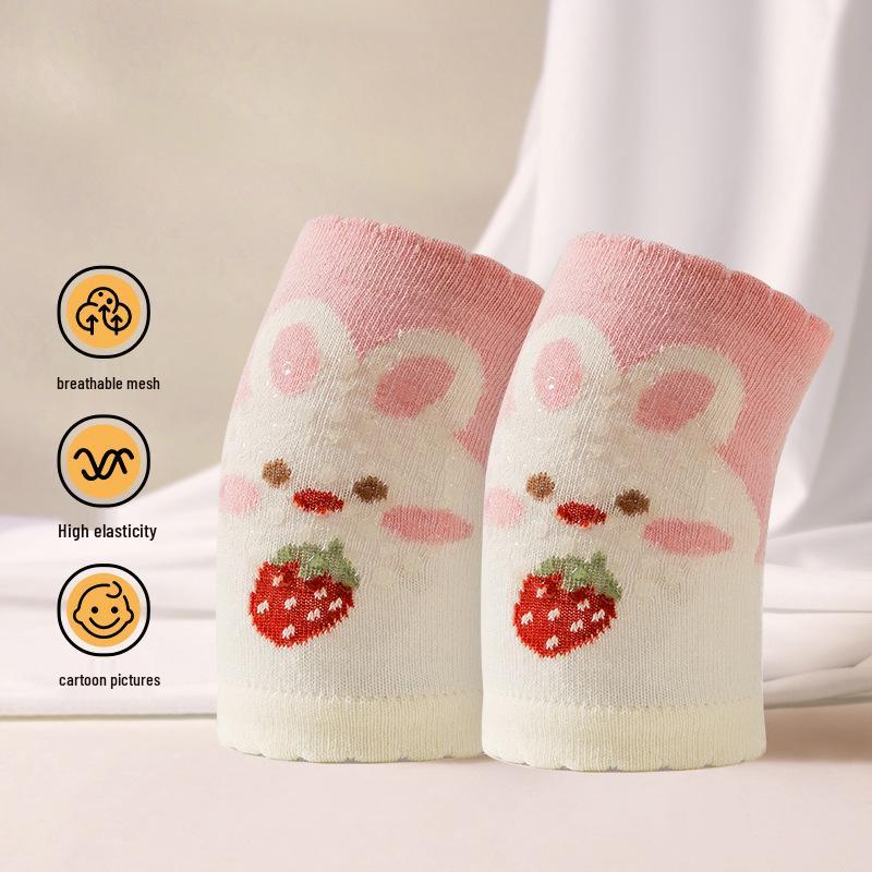 25 Baby Knee Pads: Anti-Fall Crawling Gear for Infants and Kids, Breathable Mesh, Summer Style