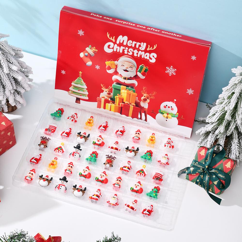 Christmas Advent Calendar Presents Party Gift Box Decorations  New Gifts Figurine for Diy Christmas Calendar Funny Gifts