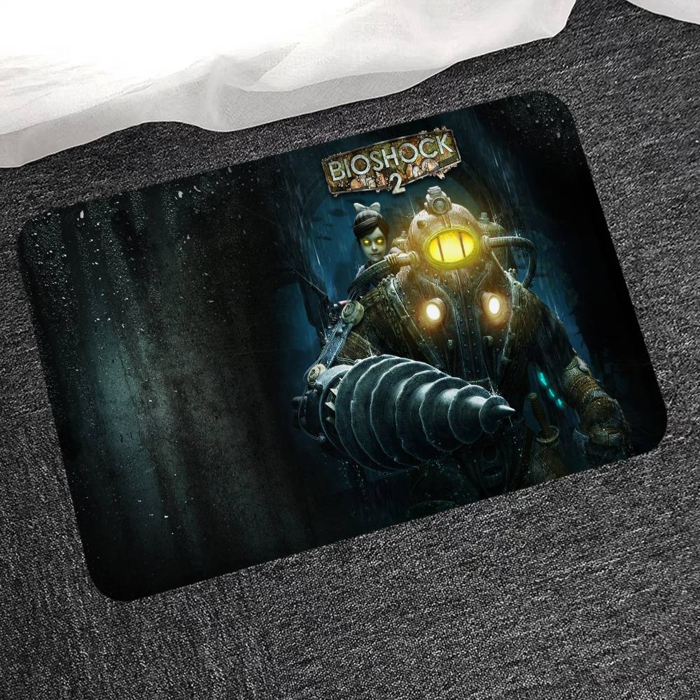 Video Game B-BioShock Floor Mat Nordic Style Home Doormat Bathroom-Toilet Mats Bedroom Hotel Decor Mat
