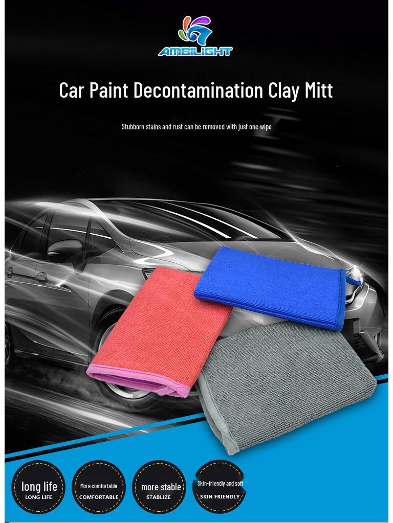 Car Wash Clay Mitt - Detailing Tool & Iron Remover