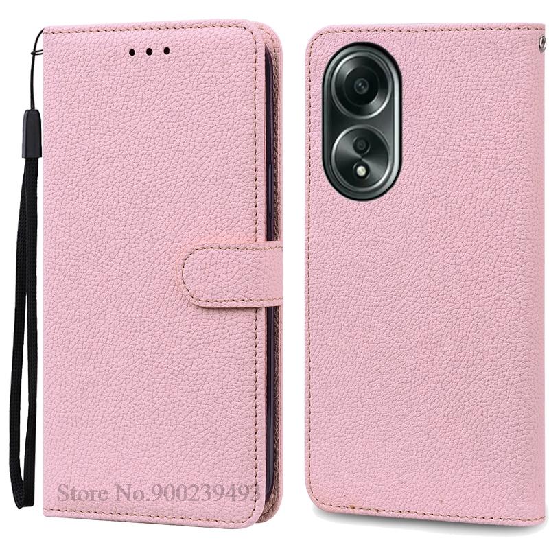 A58 A 58 Case For OPPO A58 Case Silicone Wallet Flip Leather Case For OPPO A58 4G Case Book Cover For OPPO A58 5G Phone Fundas