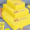 Papier do druku A4, kolor cytrynowożółty, pogrubiony 80g, 500 arkuszy, Promocja w supermarkecie
