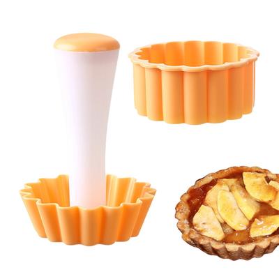 Tarte-Stampfer-Set Eierkuchen-Form Doppelseitiger Tarte-Stampfer Gebäckförmiger Drücker Zum Backen Eierkuchen-Torten Kuchen Küchenhelfer Werkzeuge