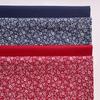 160CM*50CM  Twill pure cotton fabric Small floral printed cloth Children's bedding clothing Handmade dress Cotton fabric