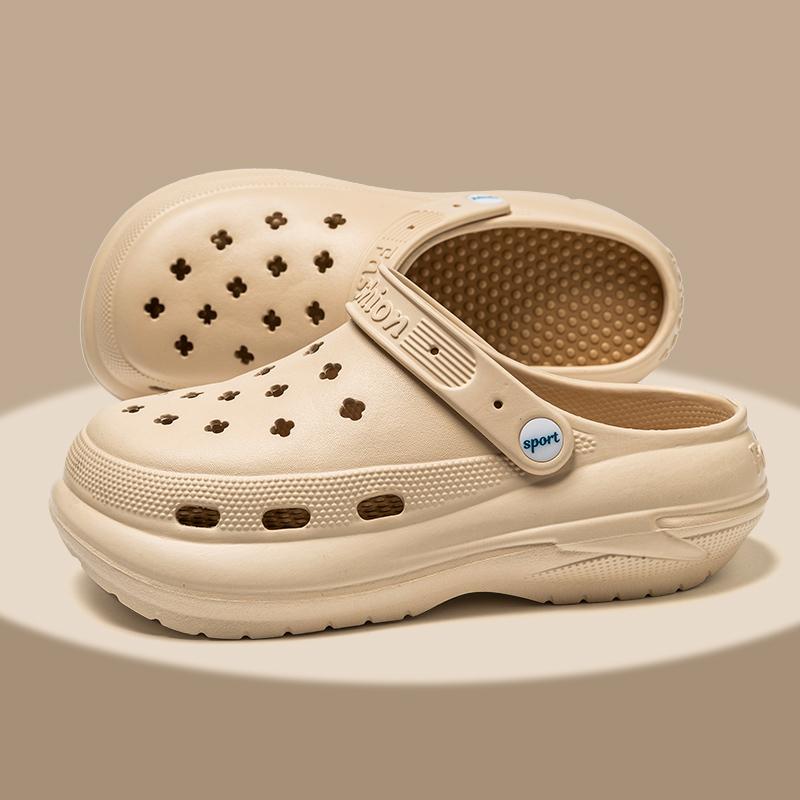 Fashion 2025 Women's Platform Shoes Thick Sole Sandals for Women EVA Clogs Fashion Garden Shoes Outdoor Chunky Non Slip Beach Slippers