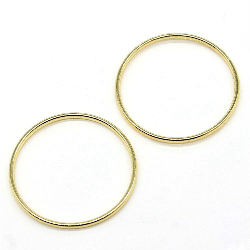 

Круглые подвески 33x33 мм, высококачественные мужские ювелирные изделия KC золотого цвета: WYISYWG 4 шт.