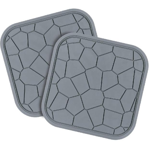 Подставки под горячее Силиконовые подкладки для кухни Держатели Сушилка Термостойкая подставка Подставки под стаканы для столешниц и столов Предотвращает повреждения Стол Квадратная 7 дюймов