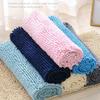 Fashion Mat Wool Comfortable Simple Toilet Bathroom Absorbent Set Threepiece