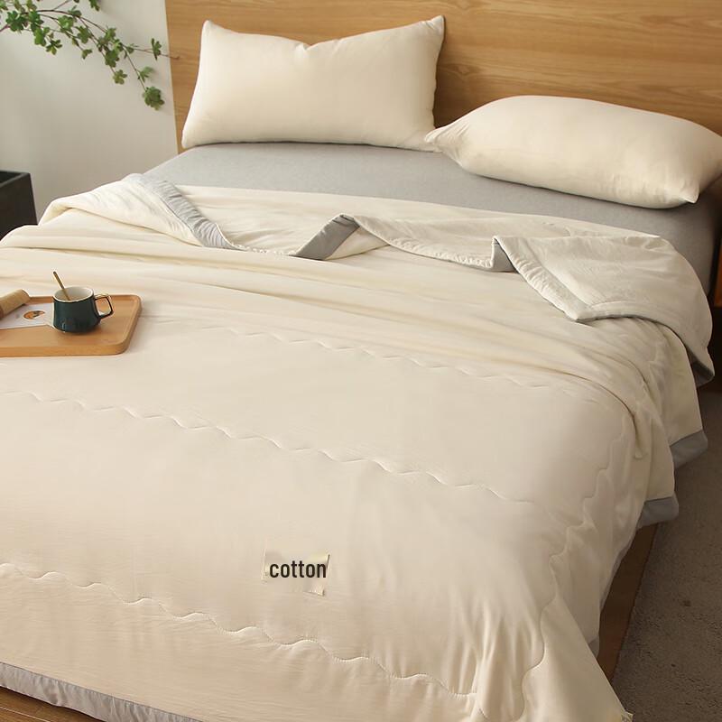 Sommerdecke aus gewaschener Baumwolle